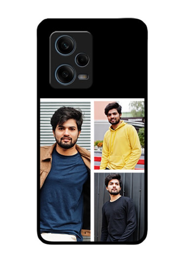 Xiaomi Redmi Note 12 Pro 5G Photo Printing on Glass Case - Upload Multiple Picture Design