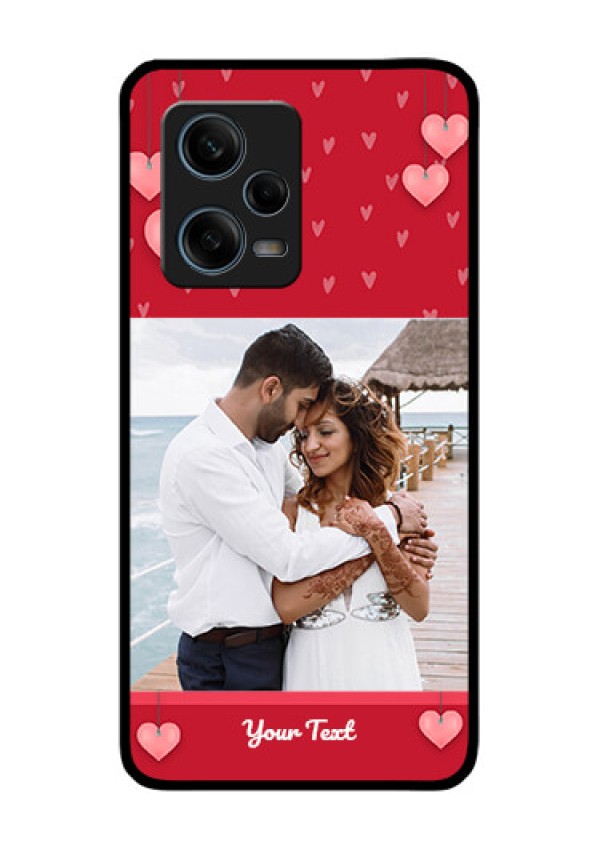 Xiaomi Redmi Note 12 Pro 5G Custom Glass Phone Case - Valentines Day Design
