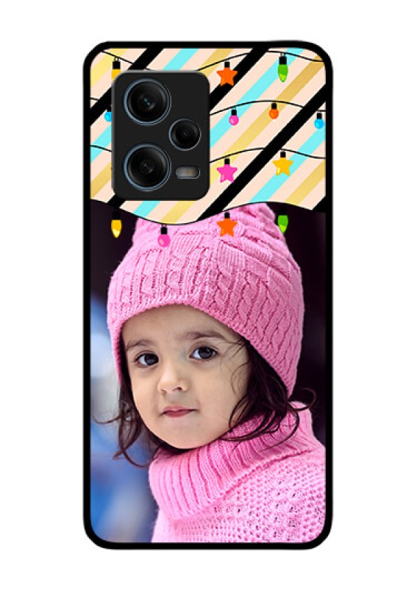 Xiaomi Redmi Note 12 Pro 5G Custom Glass Mobile Case - Lights Hanging Design