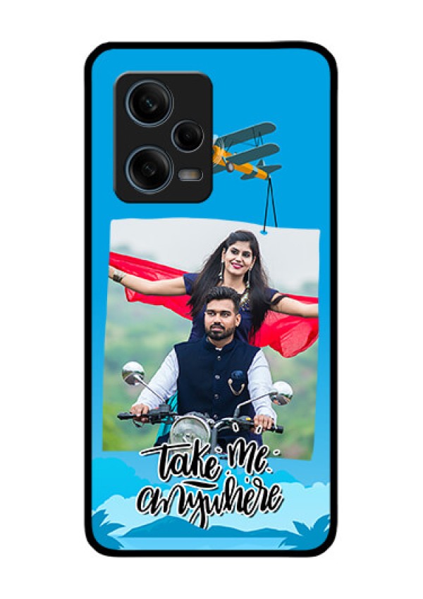 Xiaomi Redmi Note 12 Pro 5G Custom Glass Mobile Case - Traveller Design