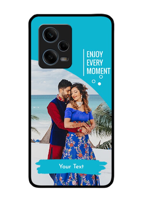 Xiaomi Redmi Note 12 Pro 5G Custom Glass Mobile Case - Happy Moment Design