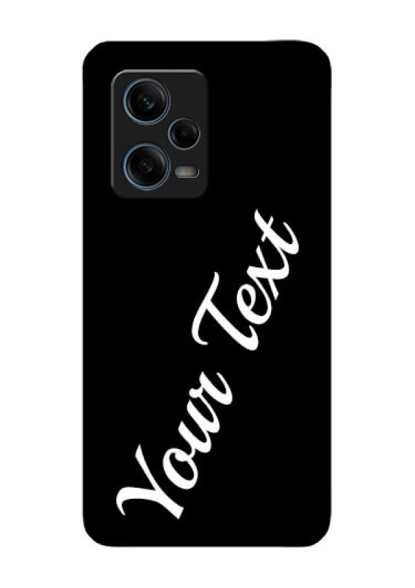 Xiaomi Redmi Note 12 Pro 5G Custom Glass Mobile Cover with Your Name
