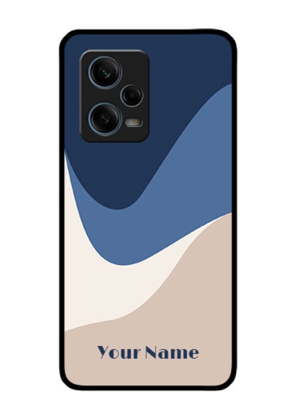 Xiaomi Redmi Note 12 Pro 5G Custom Glass Phone Case - Abstract Drip Art Design