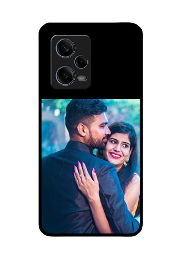 RedmiNote 12 Pro 5G Custom Glass Phone Case - Upload Full Picture With Custom Color Design