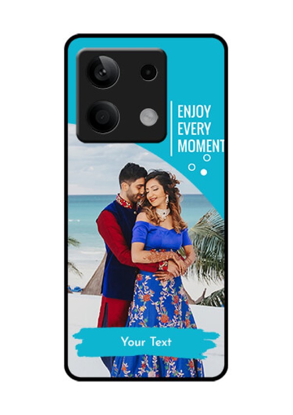 Xiaomi Redmi Note 13 5G Custom Glass Phone Case - Happy Moment Design