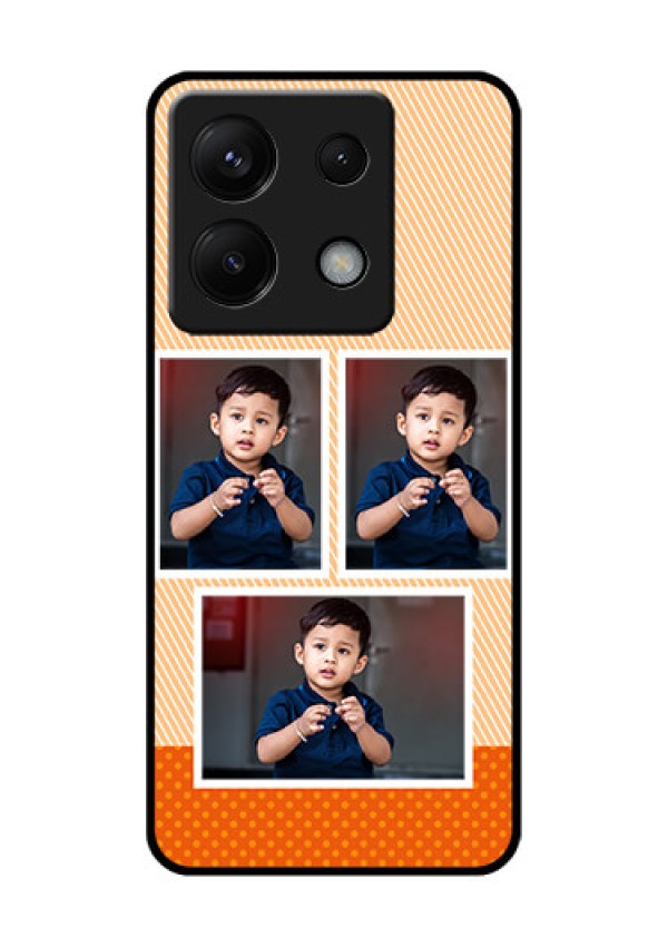 Xiaomi Redmi Note 13 Pro 5G Custom Glass Phone Case - Bulk Photos Upload Design