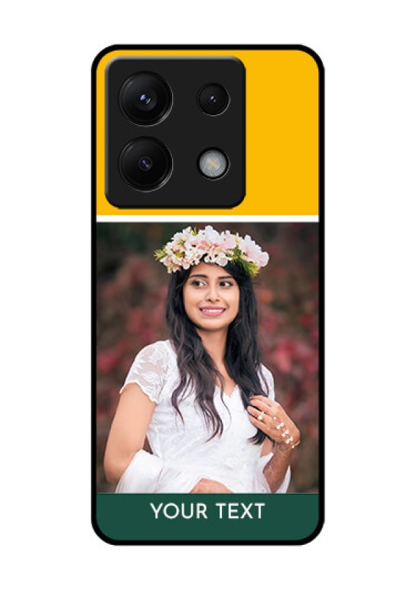 Xiaomi Redmi Note 13 Pro 5G Custom Glass Phone Case - Love You Design