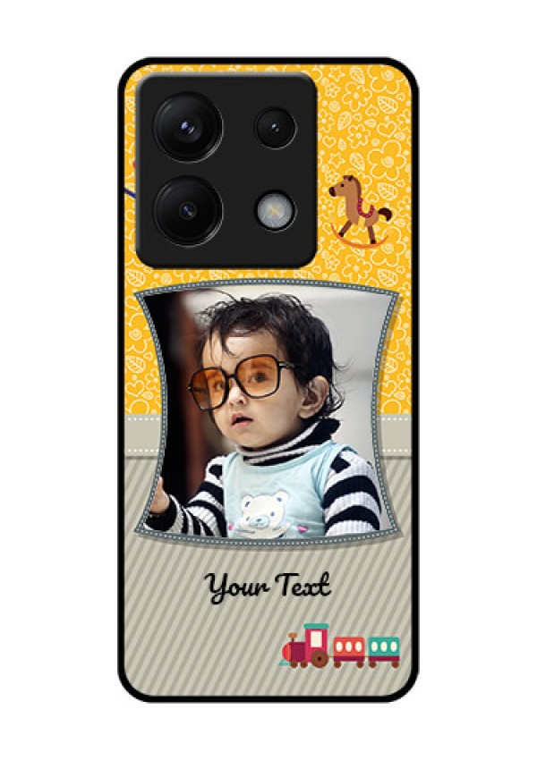 Xiaomi Redmi Note 13 Pro 5G Custom Glass Phone Case - Baby Picture Upload Design
