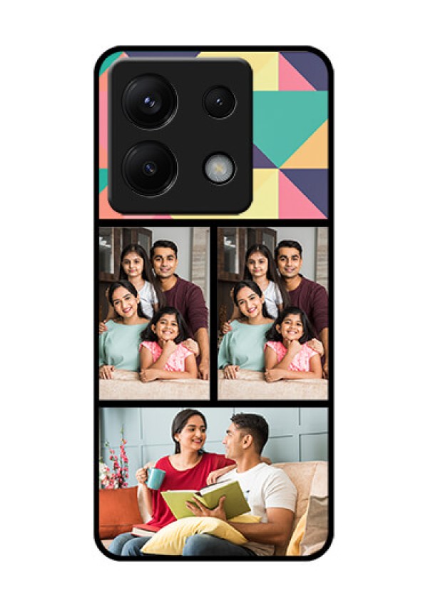 Xiaomi Redmi Note 13 Pro 5G Custom Glass Phone Case - Bulk Pic Upload Design