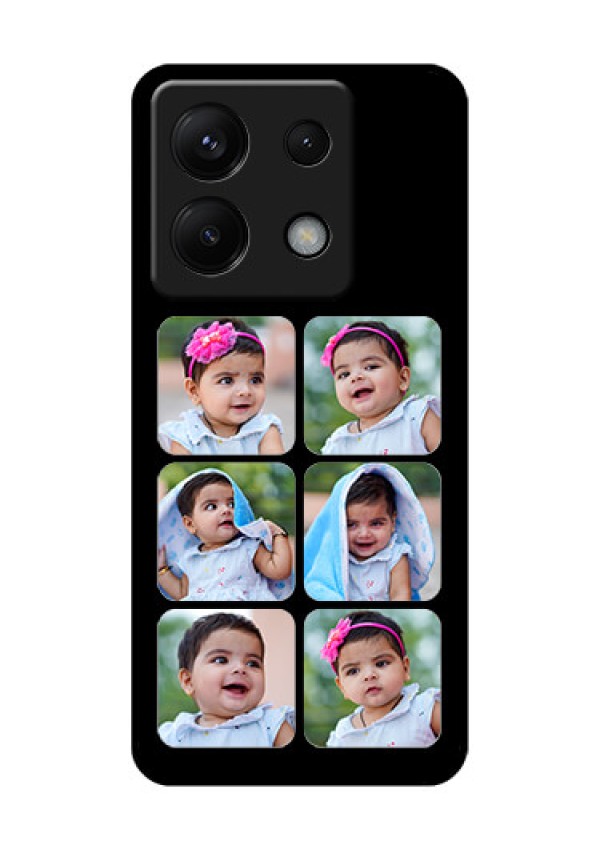Xiaomi Redmi Note 13 Pro 5G Custom Glass Phone Case - Multiple Pictures Design