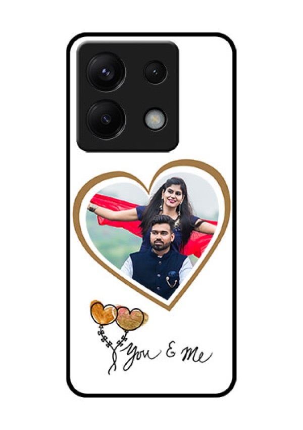Xiaomi Redmi Note 13 Pro 5G Custom Glass Phone Case - You & Me Design