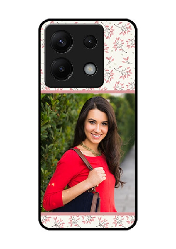 Xiaomi Redmi Note 13 Pro 5G Custom Glass Phone Case - Stunning Floral Design
