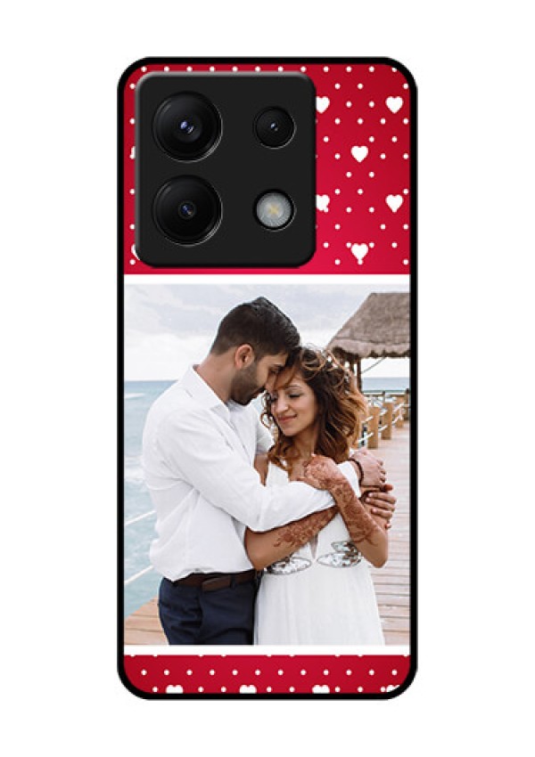 Xiaomi Redmi Note 13 Pro 5G Custom Glass Phone Case - Hearts Mobile Case Design