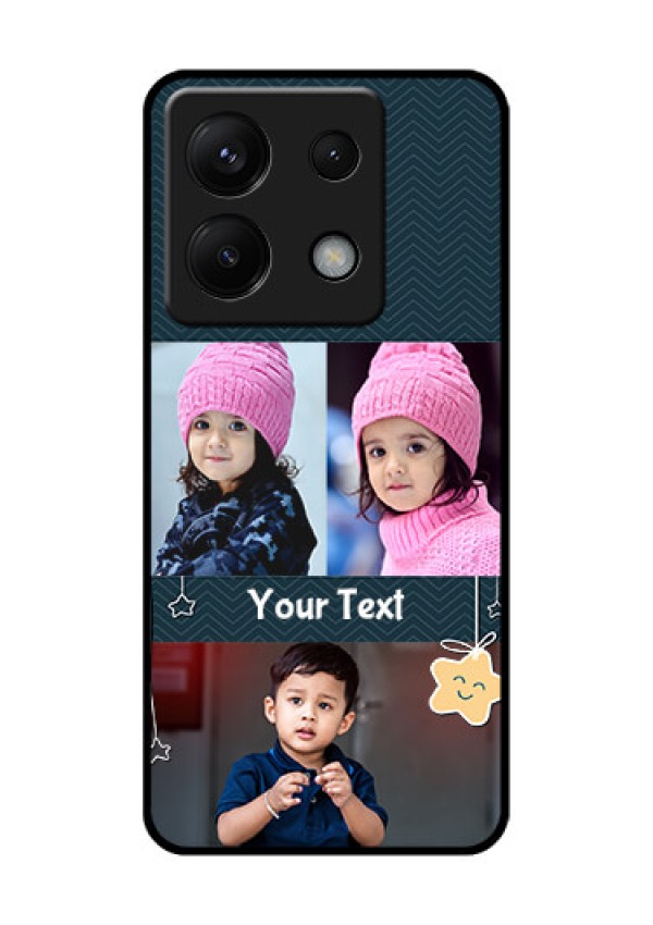 Xiaomi Redmi Note 13 Pro 5G Custom Glass Phone Case - Hanging Stars Design