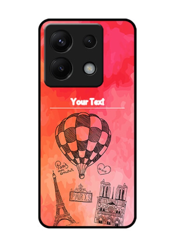 Xiaomi Redmi Note 13 Pro 5G Custom Glass Phone Case - Paris Theme Design