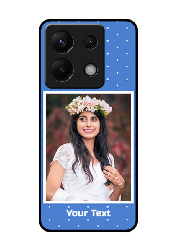 Xiaomi Redmi Note 13 Pro 5G Custom Glass Phone Case - Polka Dots Design