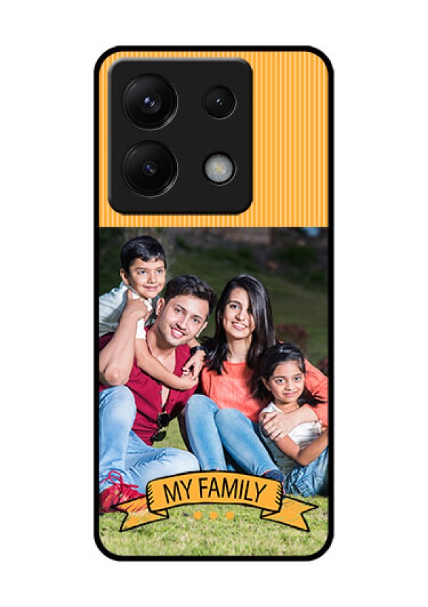 Xiaomi Redmi Note 13 Pro 5G Custom Glass Phone Case - My Family Design