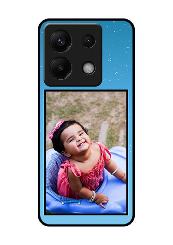 Xiaomi Redmi Note 13 Pro 5G Custom Glass Phone Case - Wave Pattern Colorful Design