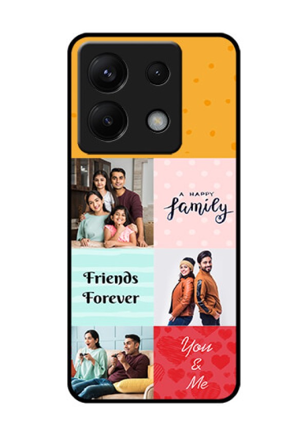 Xiaomi Redmi Note 13 Pro 5G Custom Glass Phone Case - Images With Quotes Design