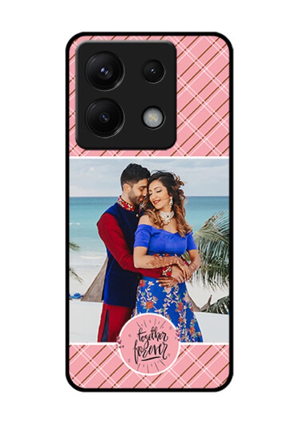 Xiaomi Redmi Note 13 Pro 5G Custom Glass Phone Case - Together Forever Design