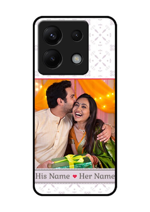Xiaomi Redmi Note 13 Pro 5G Custom Glass Phone Case - With Photo And Ethnic Design
