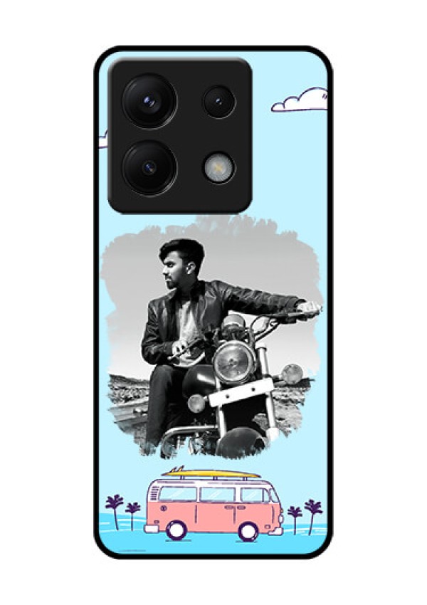Xiaomi Redmi Note 13 Pro 5G Custom Glass Phone Case - Travel & Adventure Design