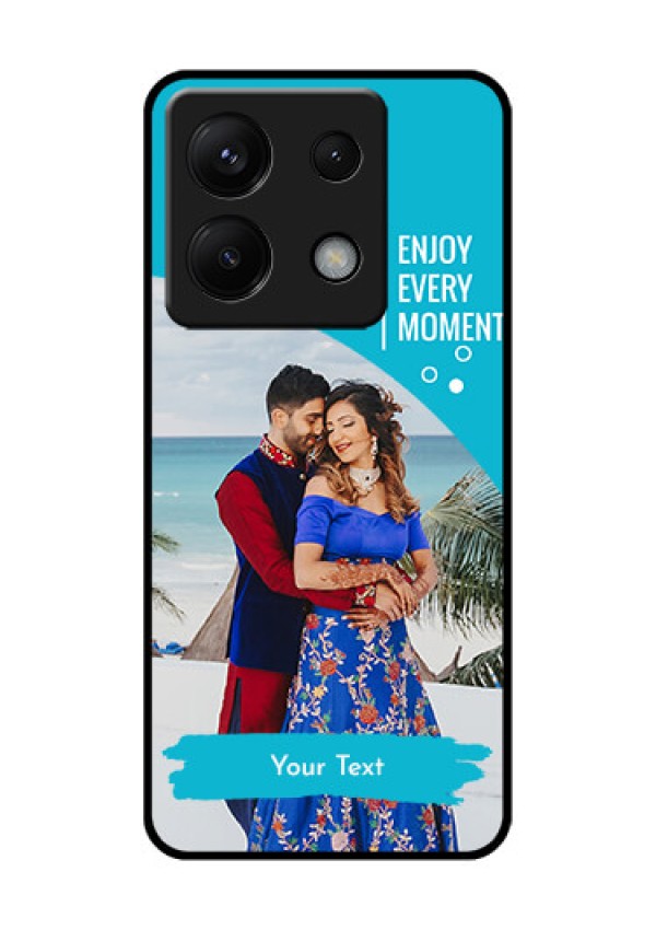 Xiaomi Redmi Note 13 Pro 5G Custom Glass Phone Case - Happy Moment Design