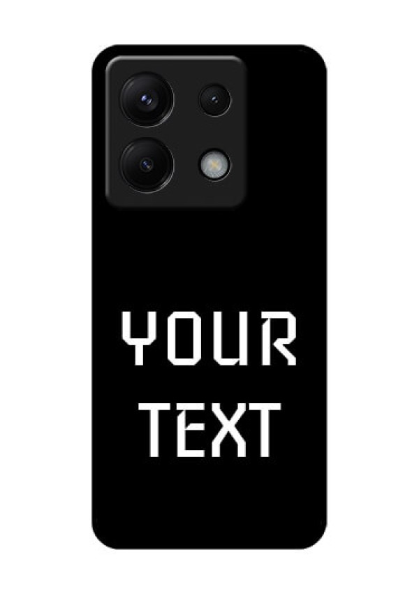 Xiaomi Redmi Note 13 Pro 5G Custom Glass Phone Case - Your Name Design