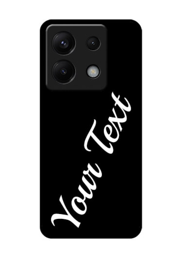 Xiaomi Redmi Note 13 Pro 5G Custom Glass Phone Case - With Your Name Design