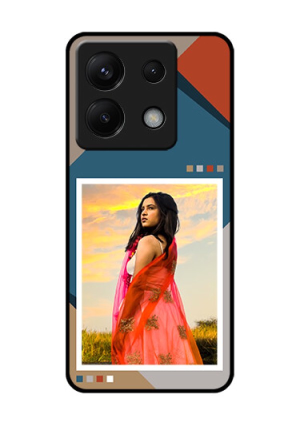 Xiaomi Redmi Note 13 Pro 5G Custom Glass Phone Case - Retro Color Pallet Design