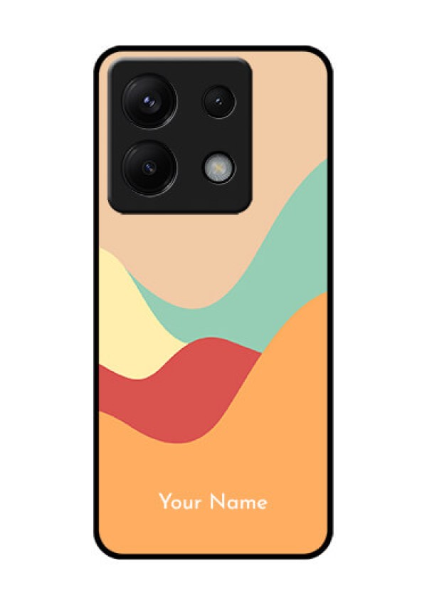 Xiaomi Redmi Note 13 Pro 5G Custom Glass Phone Case - Ocean Waves Multi - Colour Design