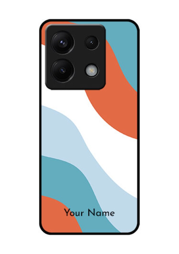 Xiaomi Redmi Note 13 Pro 5G Custom Glass Phone Case - Coloured Waves Design