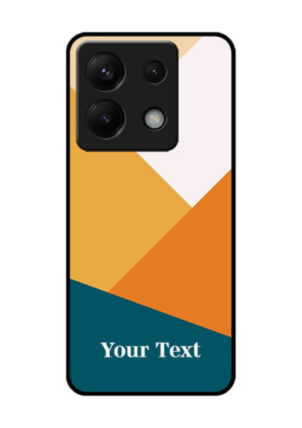 Xiaomi Redmi Note 13 Pro 5G Custom Glass Phone Case - Stacked Multi - Colour Design
