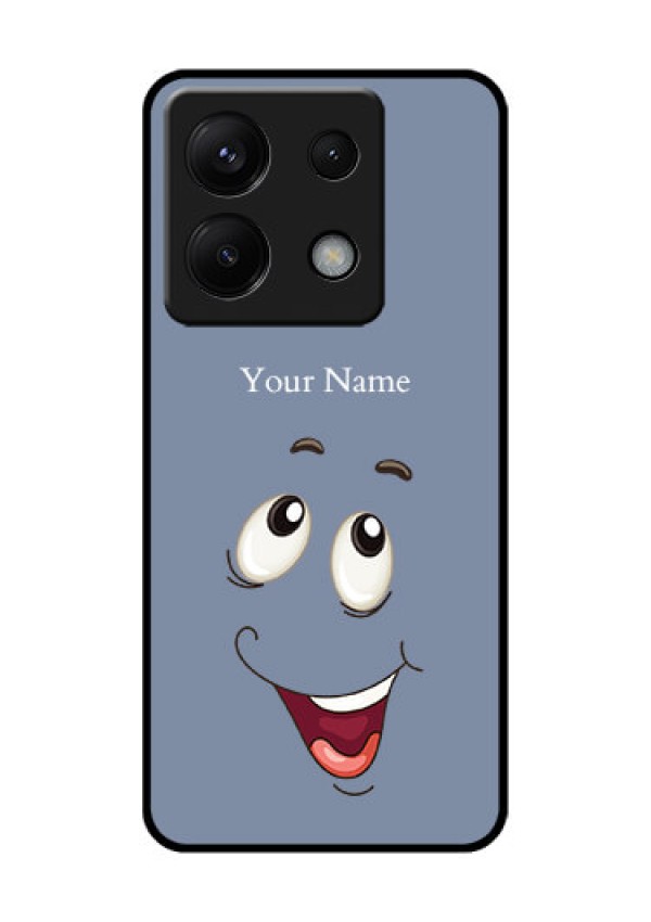 Xiaomi Redmi Note 13 Pro 5G Custom Glass Phone Case - Laughing Cartoon Face Design