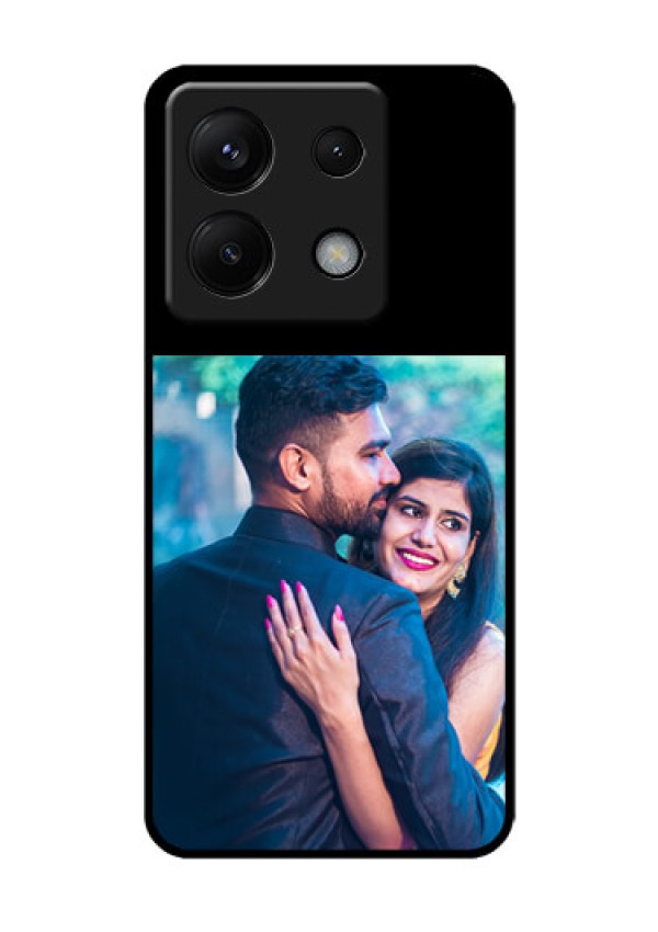 RedmiNote 13 Pro 5G Custom Glass Phone Case - Upload Full Picture With Custom Color Design