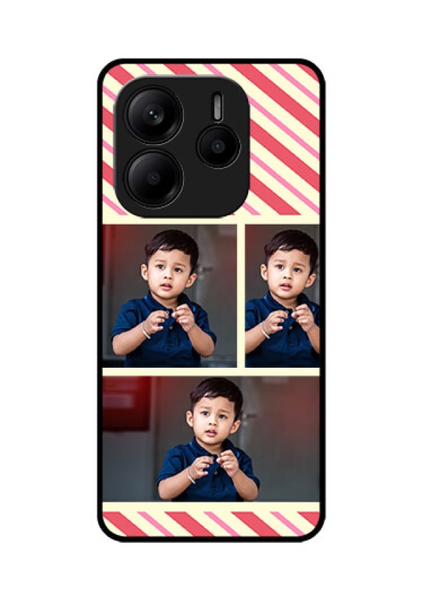 Redmi Note 14 5G Custom Glass Phone CasePicture Upload Mobile Case Design