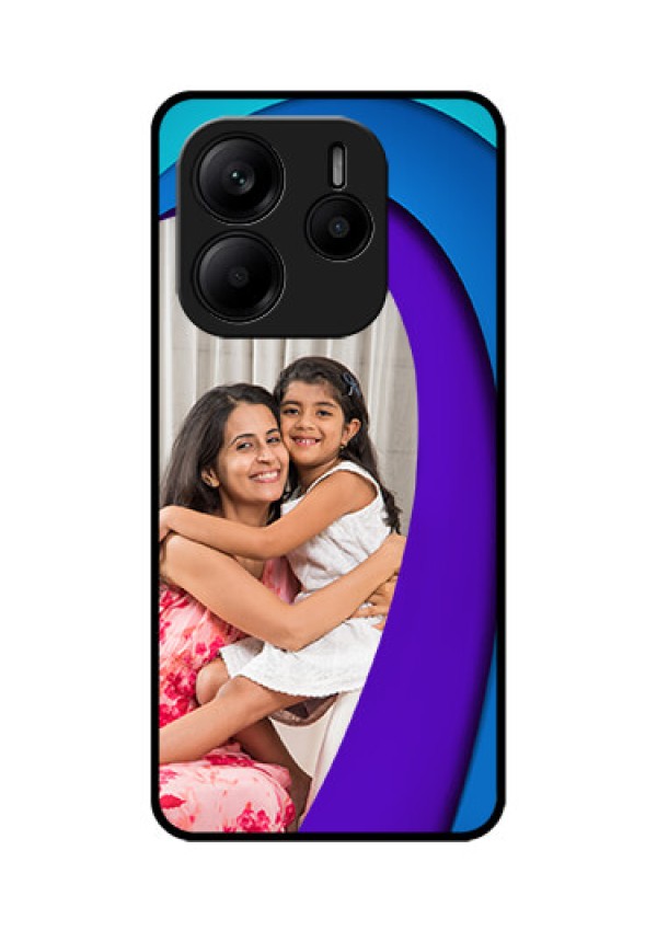Redmi Note 14 5G Custom Glass Phone CaseSimple Pattern Design