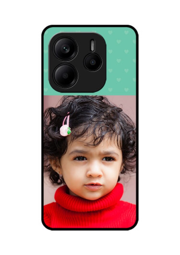 Redmi Note 14 5G Custom Glass Phone CaseLovers Picture Design