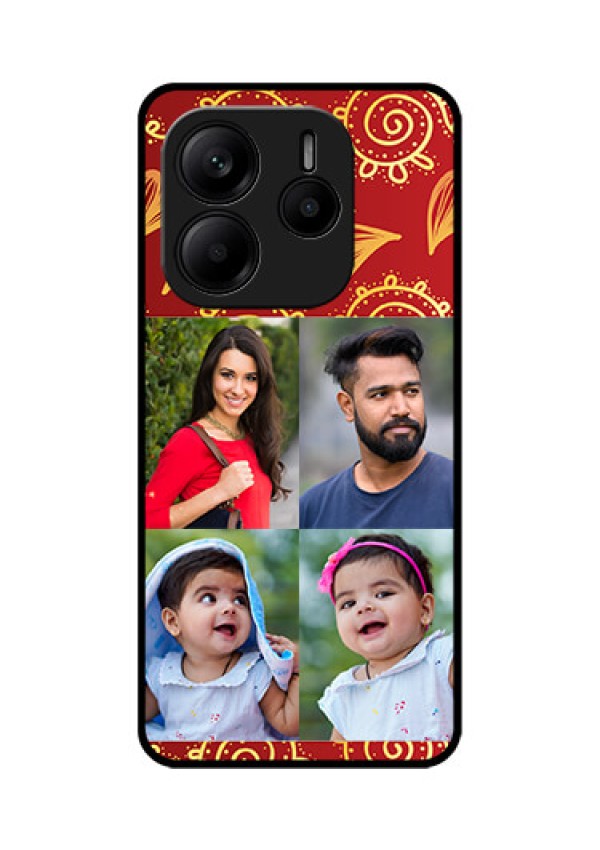 Redmi Note 14 5G Custom Glass Phone Case4 Image Traditional Design