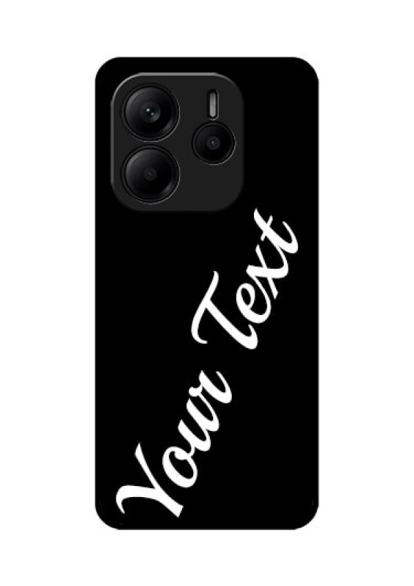 Redmi Note 14 5G Custom Glass Phone CaseWith Your Name Design