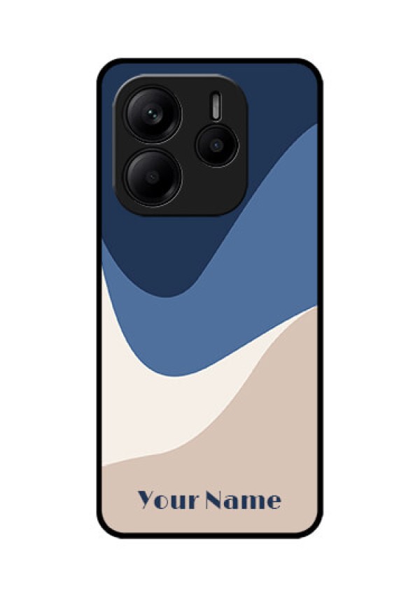 Redmi Note 14 5G Custom Glass Phone CaseAbstract Drip Art Design