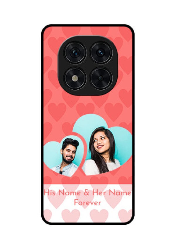 Redmi Note 14 Pro 5G Custom Glass Phone CaseCouple Pic Upload Design