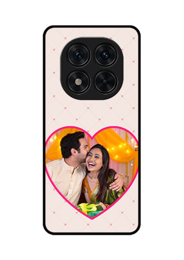 Redmi Note 14 Pro 5G Custom Glass Phone CaseHeart Shape Design