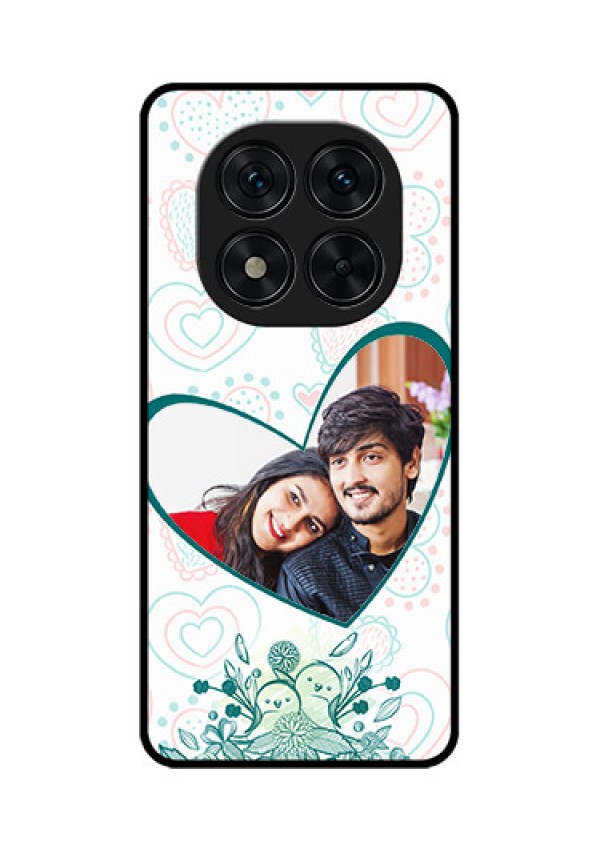 Redmi Note 14 Pro 5G Custom Glass Phone CasePremium Couple Design