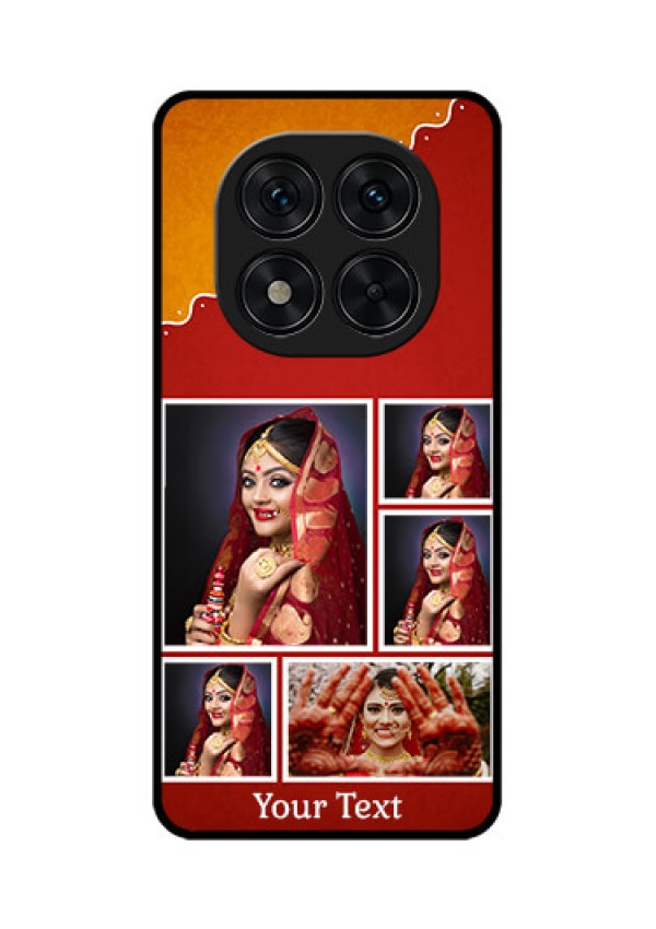 Redmi Note 14 Pro 5G Custom Glass Phone CaseWedding Pic Upload Design