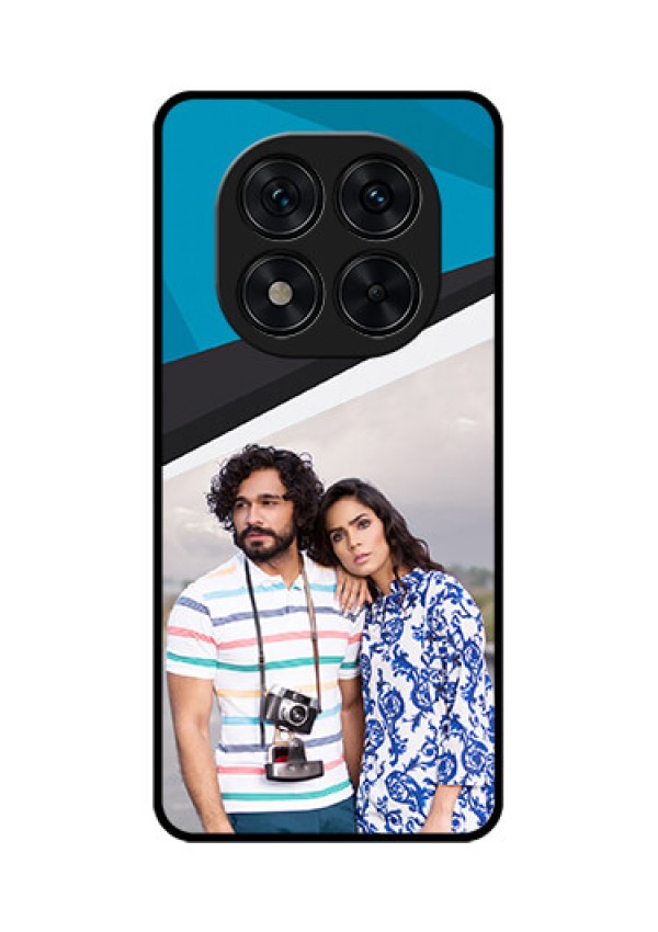 Redmi Note 14 Pro 5G Custom Glass Phone CaseSimple Pattern Photo Upload Design