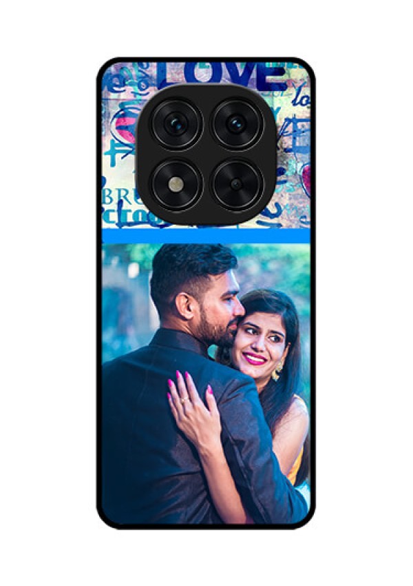 Redmi Note 14 Pro 5G Custom Glass Phone CaseColorful Love Design