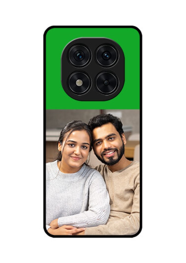 Redmi Note 14 Pro 5G Custom Glass Phone CaseGreen Pattern Design