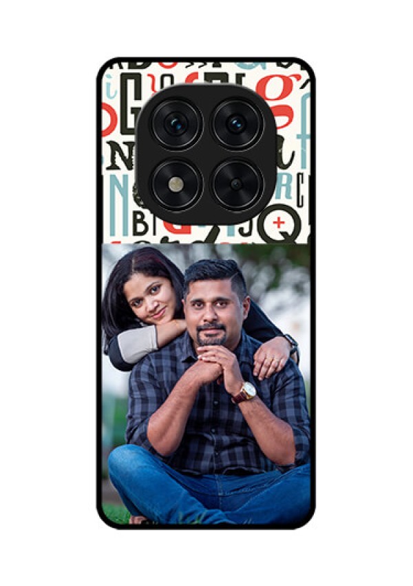Redmi Note 14 Pro 5G Custom Glass Phone CaseAlphabet Design