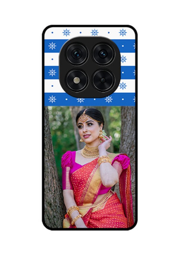 Redmi Note 14 Pro 5G Custom Glass Phone CaseSnow Pattern Design